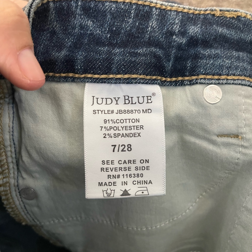 Women’s Judy Blue Straight Fit Jeans Size 7/28 - Picture 3 of 5